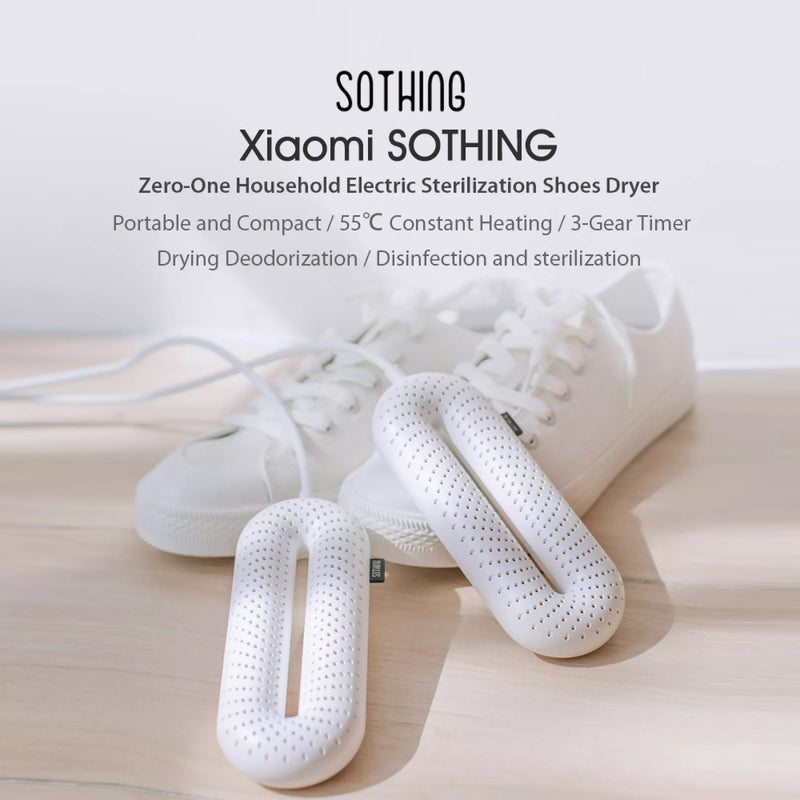 Xiaomi Sothing Zero-One Shoes Dryer Portable Heater Electric Constant Temperature Drying Deodorization Shoe Dryer