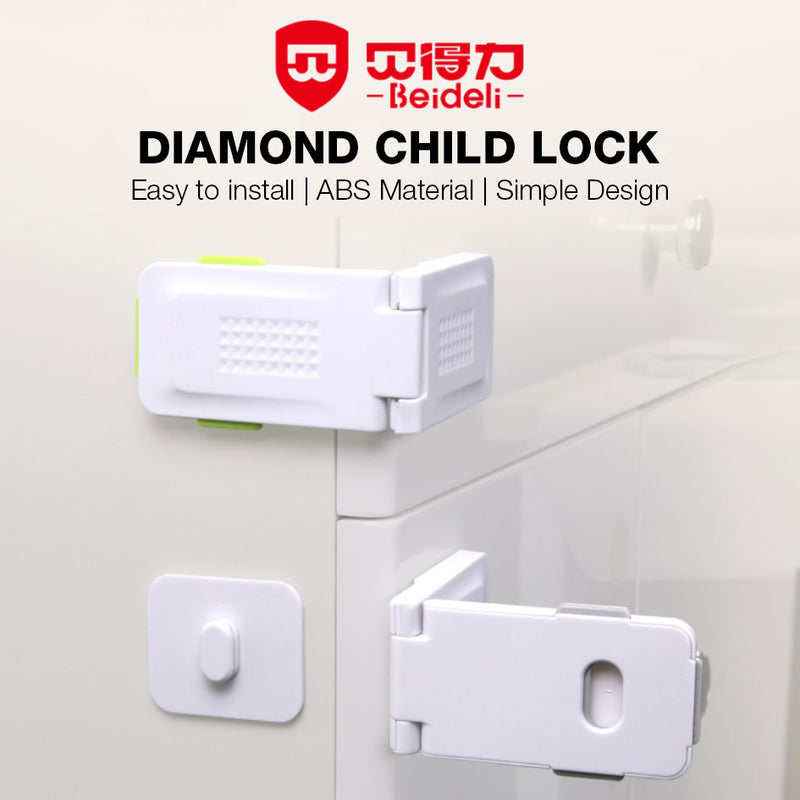 Beideli Baby Child Safety Lock Drawer Window Toilet Sliding Door Wardrobe Cabinet Lock For Kids Children Safety