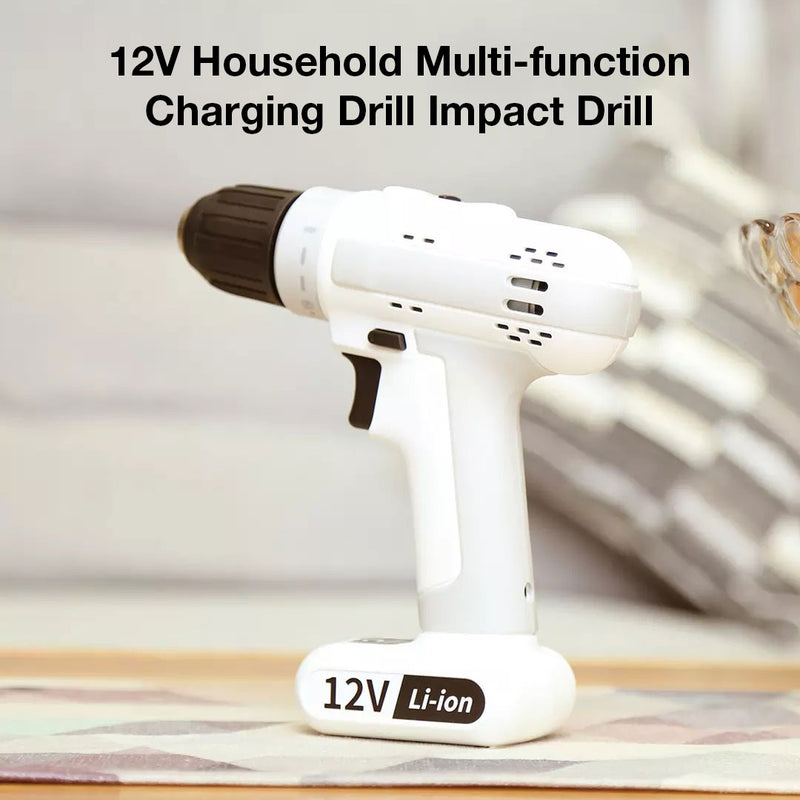 Xiaomi Marsworker Impact Drill Cordless 12V Lithium Battery Charging  Multi-Purpose 25NM Torque Portable Magnetic Electric Wall Drill Kit Set
