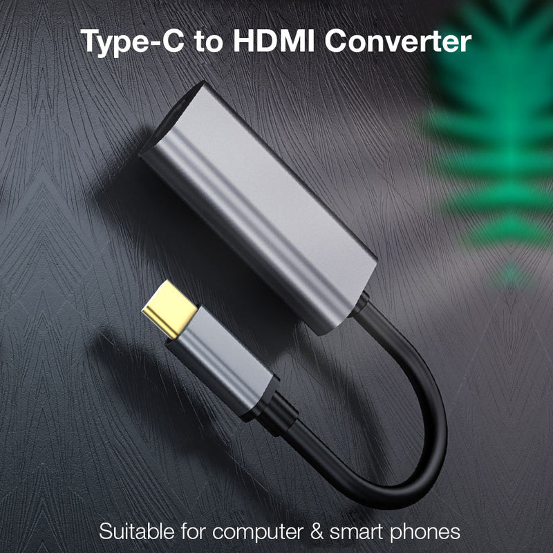 GXM Type-C to HDMI AF Converter Suitable for computer Smart Phones Panel Computer and 4K HDTV Projector Converter