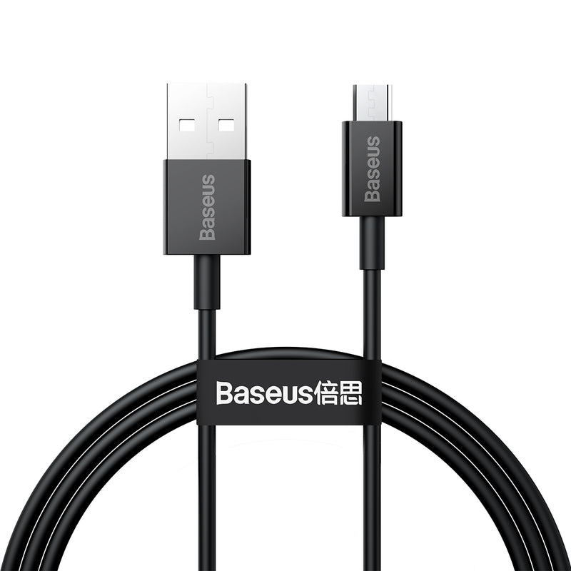 Baseus Superior USB To Micro USB 2A Fast Quick Charging Data 1/2M Mobile Tablet SR Anti Break Durable Charging Cable