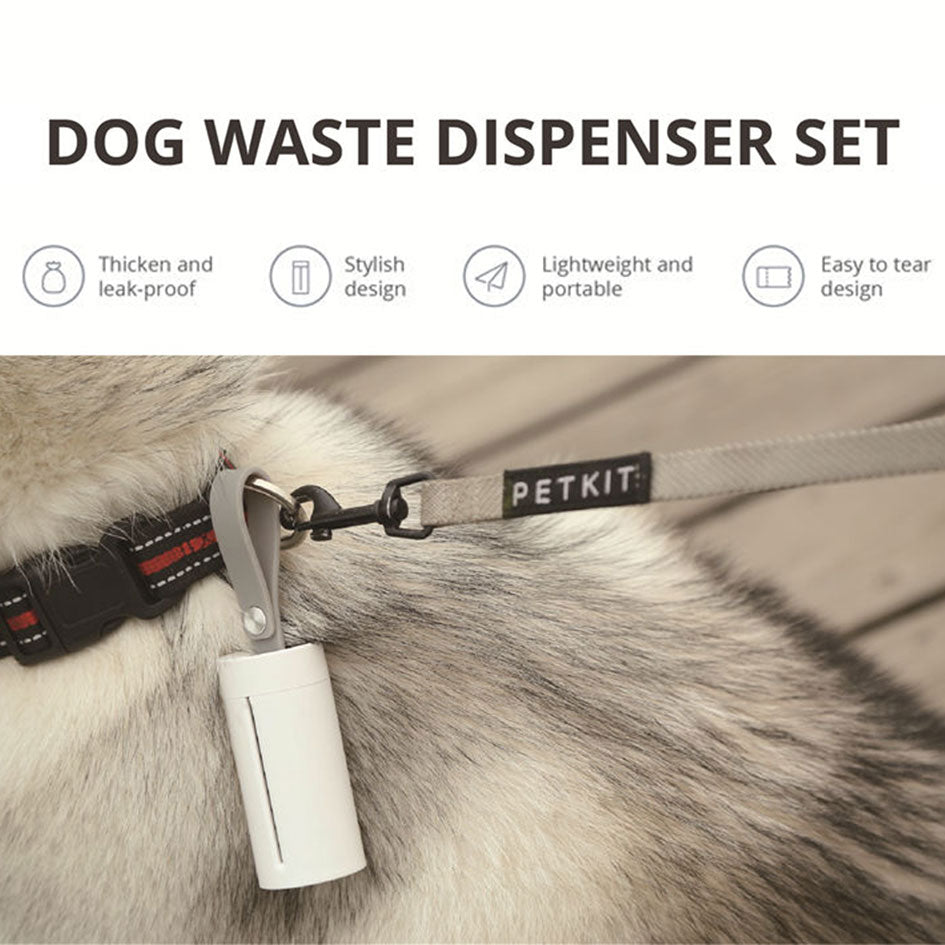 PETKIT Portable Pet Dog Waste Poop Bag Dispenser Puppy Pooper Scooper Degradable Bags Waste Supply