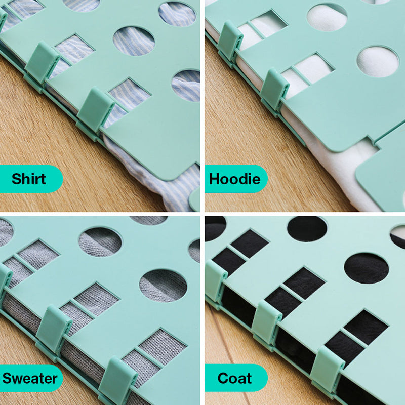 Clothes Folding Board Easy to use Durable Material Fold Trousers Short Pajamas Shirt Coat Sweater Hoodie