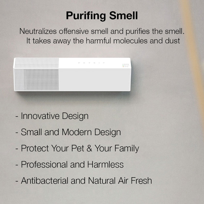PETKIT Smart Infrared Sensor Deodorizer with Antibacterial Low Noise Natural Scent Smart Detection and Small Design