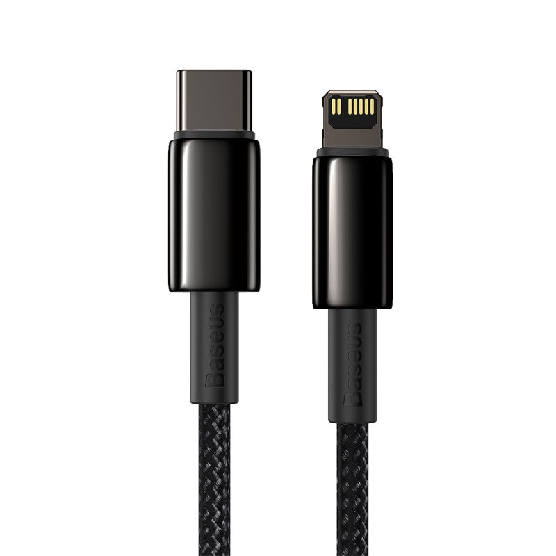 Baseus Tungsten Gold Type-C to Lightning PD 20W Fast Charging Cable Data Cable Compatible with iPhone 12 Pro Max Mini 11 XS XR