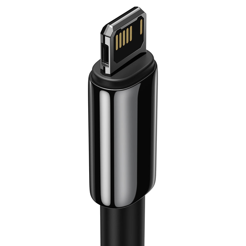 Baseus Tungsten Gold USB to iP 2.4A Fast Charging Data Cable Compatible with iPhone 12 Pro Max Mini 11 XS XR