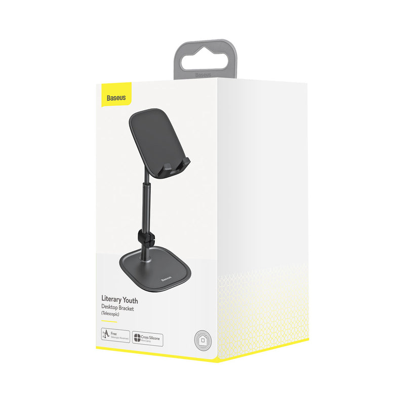 Baseus Telescopic Youth Adjustable Height Angle Universal Mobile Phones Tablet Holder Stand Strong Durable Anti Hunchback Fit 4-12.9Inch Light Weight Holder
