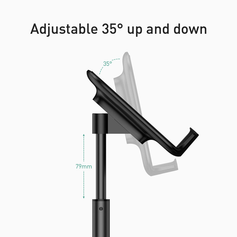 Baseus Telescopic Youth Adjustable Height Angle Universal Mobile Phones Tablet Holder Stand Strong Durable Anti Hunchback Fit 4-12.9Inch Light Weight Holder