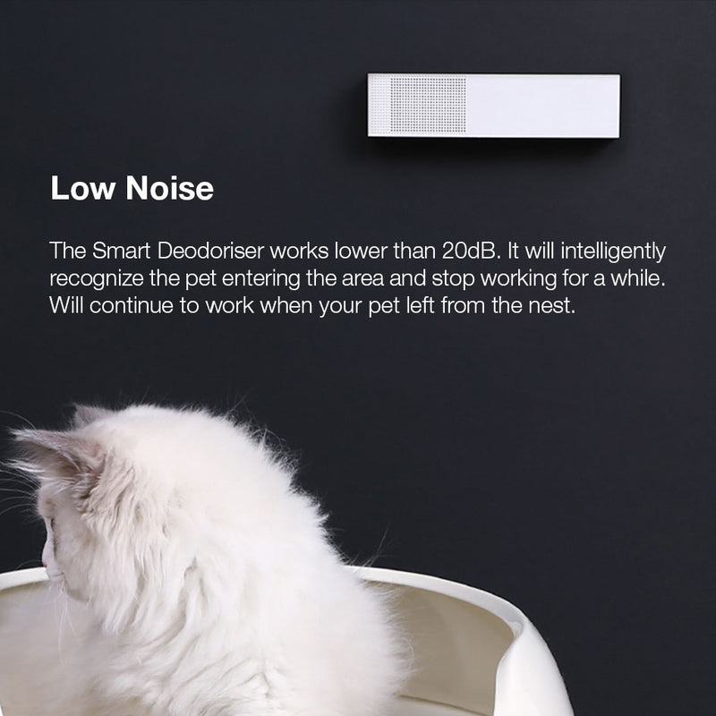 PETKIT Smart Infrared Sensor Deodorizer with Antibacterial Low Noise Natural Scent Smart Detection and Small Design