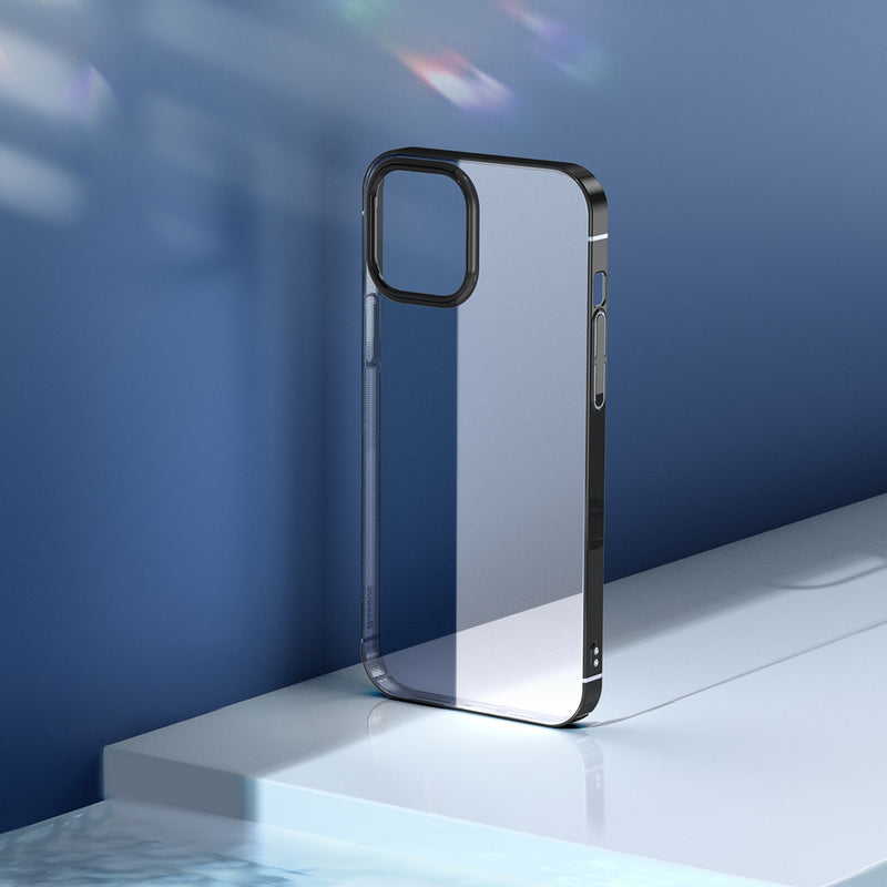 Baseus Glitter iPhone 12 Pro MAX 5.4/6.1/6.7 inch Transparent Fitted Anti Shock Transparent Ultra Thin Back Casing Cover Case