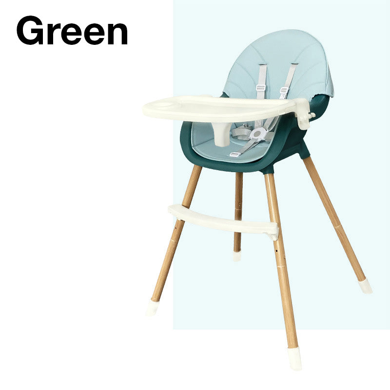 Baby Dining Chair 2 Dining Playing Feeding Parenting Dual Height Adjustable Food Tray Extra Safety System PU Seat Baby Chair