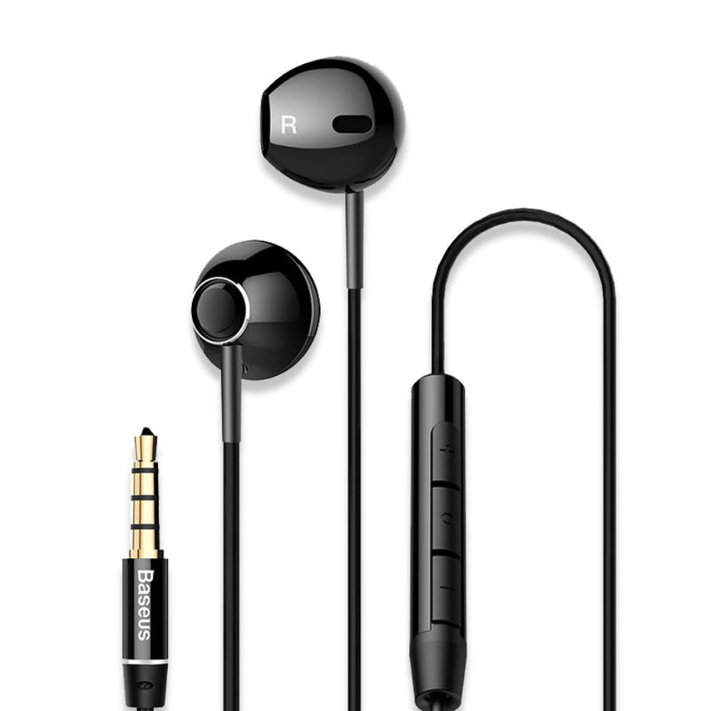 Baseus H06 Encok Earphone Earpiece 3.5mm Wire In-Ear HIFI Quality 6D Sound Inbuilt Microphone Universal Audio Jack Earpiece