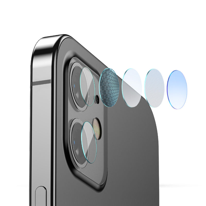 Baseus iPhone 12 Camera Lens Protector 0.25MM 2Pcs Set Anti Finger Print Scratches Lens Protector Tempered Glass