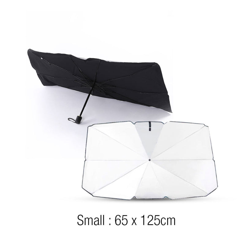 Universal Foldable Car Sunshade Umbrella UV 99% Protection Heat Resist Easy Storage Front Windscreen Cover Temperature Reduce Sun Blockage