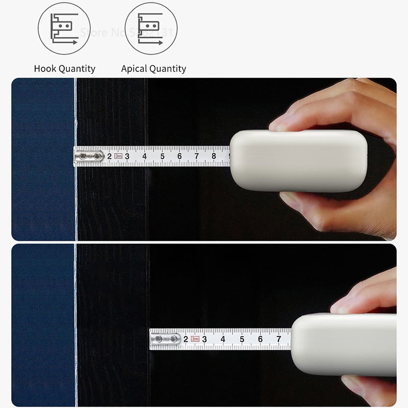 Xiaomi Akku 2 in 1 Measuring Tape Digital Laser Measure Laser Ranging Tape with LCD Display Measuring Tape Laser Rangefinder Measuring 25M Distance Tape Length 3M